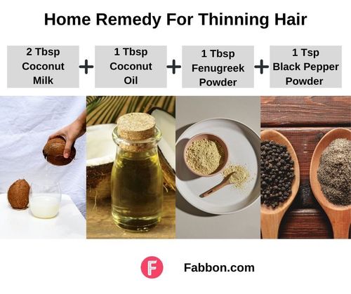 15 Most Effective Home Remedies For Thinning Hair | Fabbon