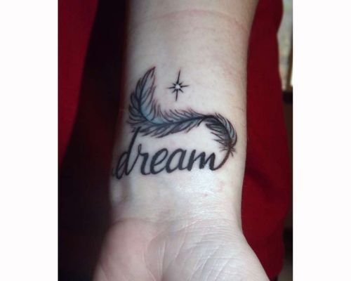 dreamer tattoos on wrist