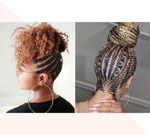 25 Cornrow Hairstyles With Natural Hair - 2022 | Fabbon