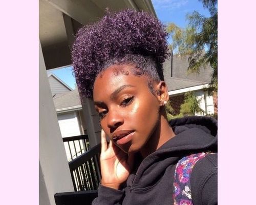 25 Stunning Purple Black Hairstyles And Haircuts (With Photos) | Fabbon